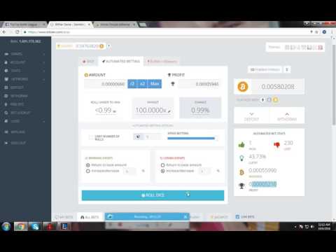 HOW TO MAKE BITCOIN   BITSLER 100% WINNING STRATEGY AUTOMATED BETTING! 0 99 PAYOUT STRATEGY WORKING!