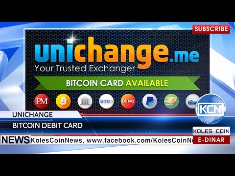 KCN News: Bitcoin debit card ordering procedure by Unichange