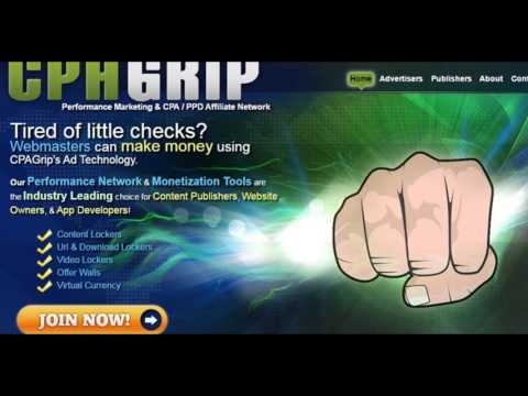 If you want to make real money online: CPA GRIP