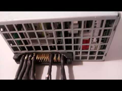 How to convert HP 1300w server power supply for bitcoin mining