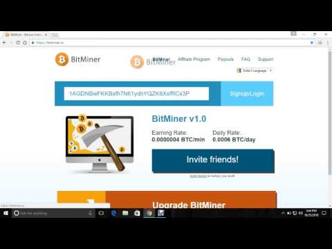 Bitminer updated software ,thit is genuine not a scam, upgrade your account daily 1 bitcoin