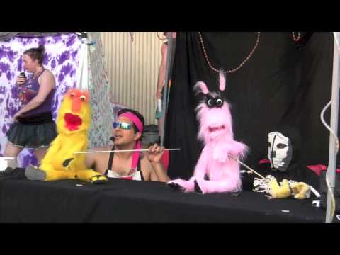 Bitcoin and Puppet Show -- Burning Man Decompression SF 2014