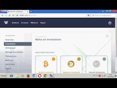 SCAM  West btc pagina de inversion bitcoin,litecoin y dogecoin 2.4% diario de tu inversion
