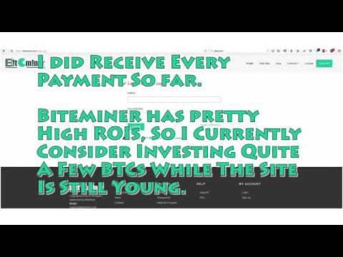 Cloud Mining  Biteminer   Day 5 constant return on investment   bitcoin earning strategy