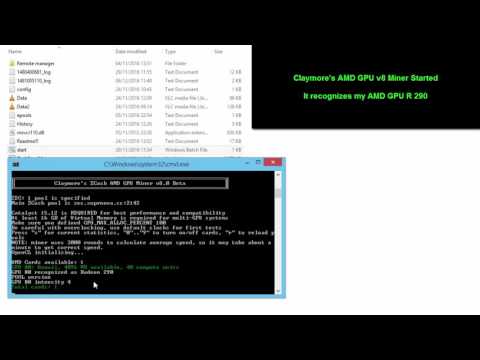 Zcash ZEC AMD GPU Mining - Claymore's V8 Miner
