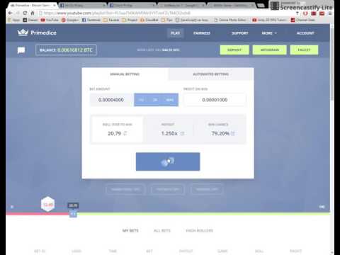 2016 BEST Primedice Strategy Hack   Bitcoin Autobet Strategy   LOW RISK & HIGH PROFIT
