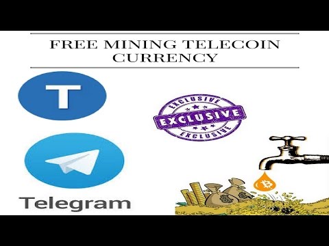 Get free Bitcoin mining daily with Telecoin Currency  using Telegram only !