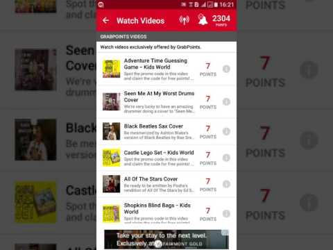 EARN FREE BITCOIN WITH GRAB POINTS