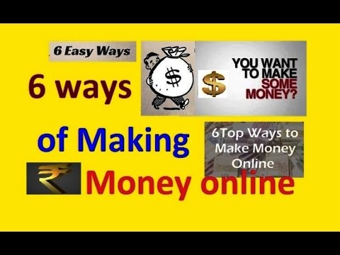 Top 6 Best Easy Ways To Earn Money Online  |  How To Make Money FAST | 6 Ways earn money Internet