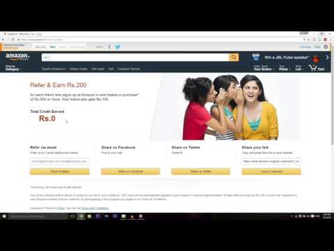 How to Make Money Online   Refer And Earn Money From Amazon   Hindi
