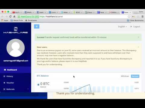 Start Bitcoin cloud mining with hashflare its paying me bitcoins everyday