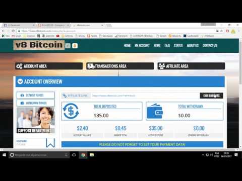 Site novo! V8 Bitcoin Pagando!