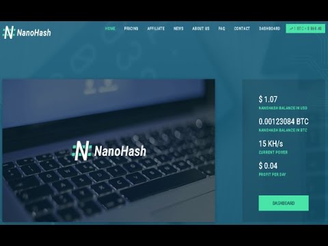 Nanohash.net Overview Tutorial ! Bitcoin ! Free Bitcoin ! Bitcoin Mining !