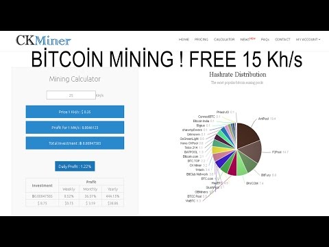 Ckminer.com Overview Tutorial ! Bitcoin ! Free Power ! Bitcoin Mining