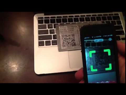 Test Scanning my Stainless Steel Bitcoin Wallet