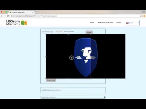 How to Sign up as a LEOcoin Merchant