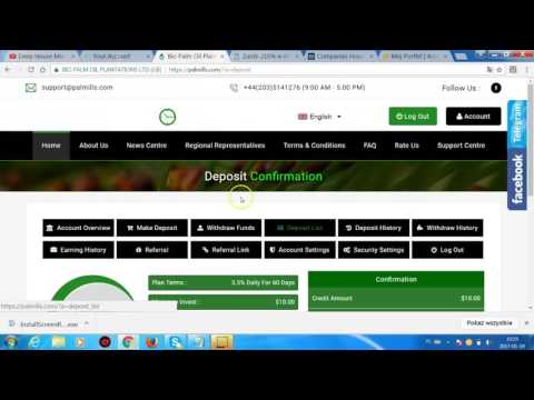 Zarób 210% w 60 dni Na Plantacjach!! Palmills