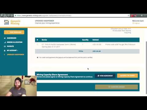 Genesis Mining   Bitcoin Experiment   Mining vs Buying   Episode 1