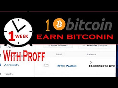 How To Earn Bitcoins Fast And Easy 1 Bitcoin Mining With Proff Alexa z  Alexa z