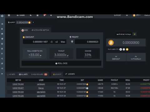 Bitcoin mining 1 bitcoin for 3 min 100% wins 0% loses (Bitsler Bot and Script Hack Bitcoin 2017) 50