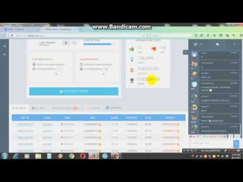 How to get 1 Bitcoin a day 2017 Bitcoin Mining ฿   strategy bitsler primedice 999dice FreeBitcoin #9