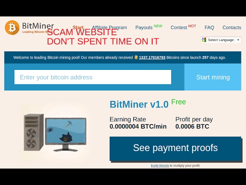 Bitminter scam (With Proof)  (Don't spent time on it)