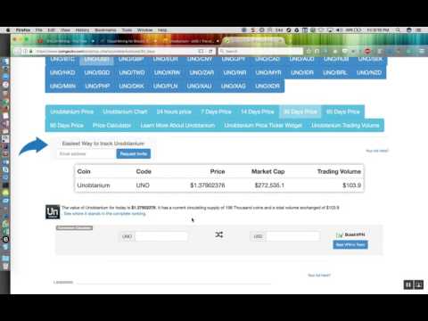 Mining Unobtanium(UNO) rare cryptocurrency with Genesis