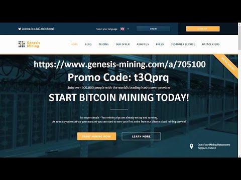 Genesis Mining - How to Purchase Hashpower with PROMO CODE - t3Qprq