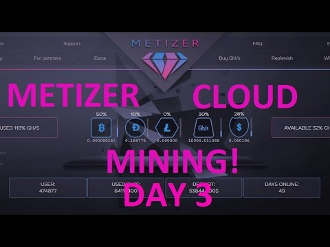 METIZER CLOUD MINING! DAY 3