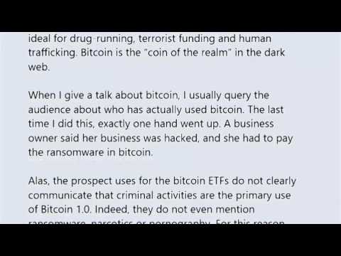 US News Approving bitcoin ETFs will lead investors to slaughter