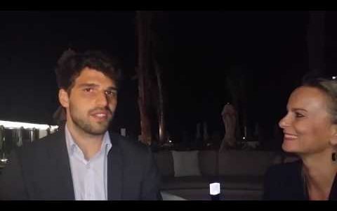 Claudia Eifert  Swiss Gold Global and  Marco Streng CEO of Genesis Mining