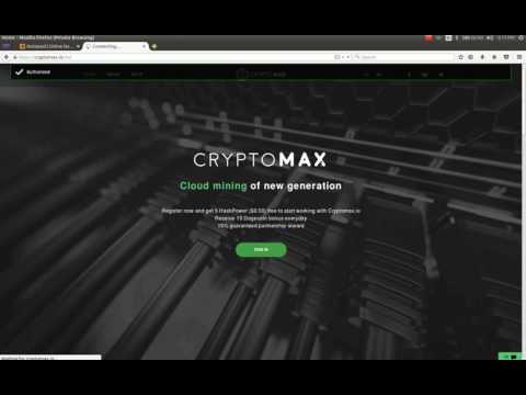 Free Bitcoin,Dogecoin,Litecoin cloud mining with cryptomax