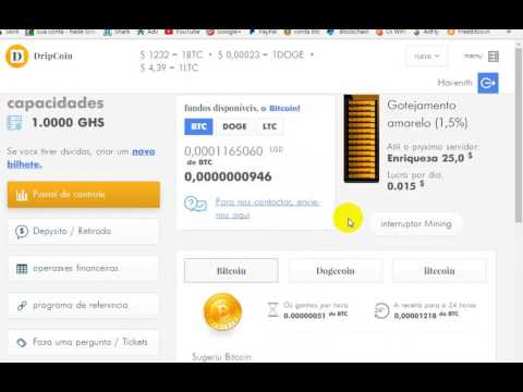 bitcoin mineradora nova drip coin new mining free
