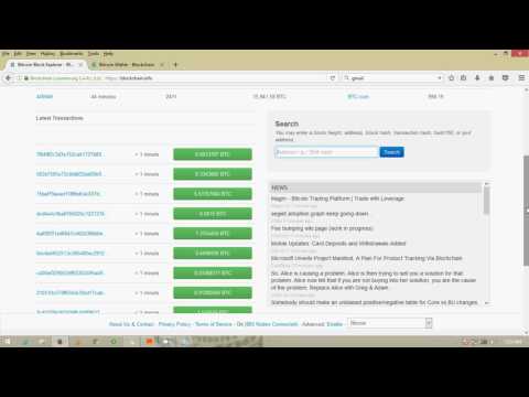 How to watch blockchain bitcoin Addresses.