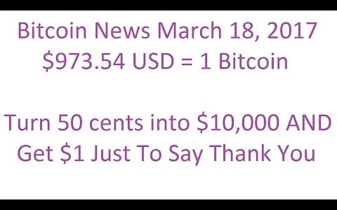Bitcoin News March 18, 2017