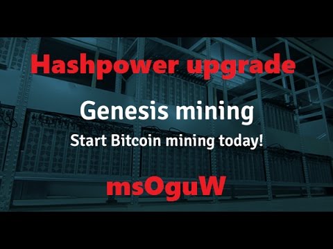 Genesis Mining Hashpower upgrade
