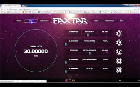 FAX STAR NEW MINING COMPANY,TO EARN 30 GHS GRATIS IN THE REGISTER NEW MINING BITCOIN 2017