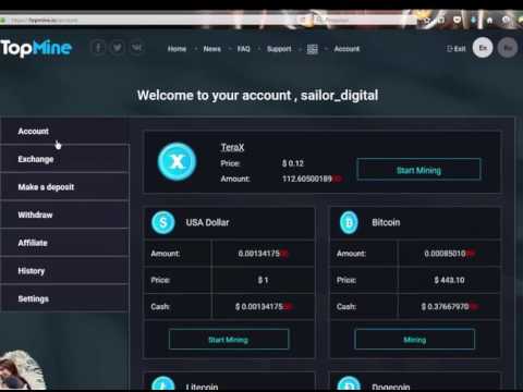 How to mining bitcoin on cloud  Unfortunately Topmineio and Hashocean became scam