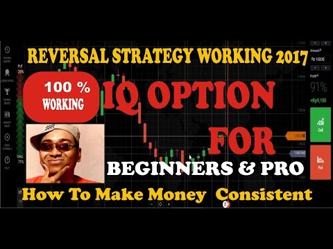 IQ Option Reversal Strategy - How to make money online for beginners -working 2017 -100% Guaranted