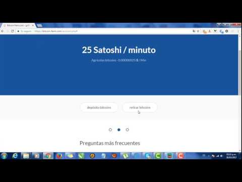 GANA BITCOINS GRATIS EN AUTOMATICO CADA MINUTO CON BITCOIN-FARM
