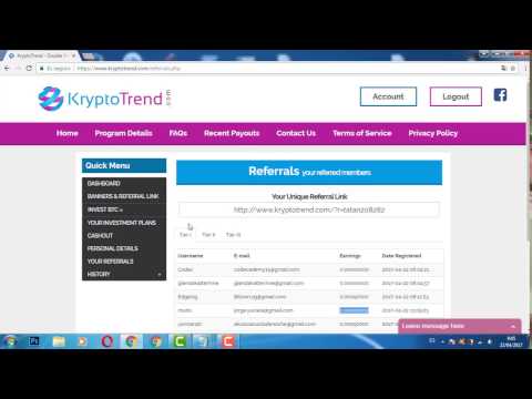 KryptoTrend En Español 0.005 bitcoin gratis ¿paga o scam?