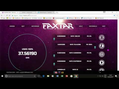 Bitcoin - Faxtar, MineCloud e Hexxo Mining