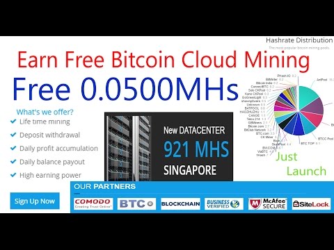 Earn Free Bitcoin | Huge Hash | Earn Bitcoin From Cloud Mining - Free Bitcoin Cloud Mining  2017