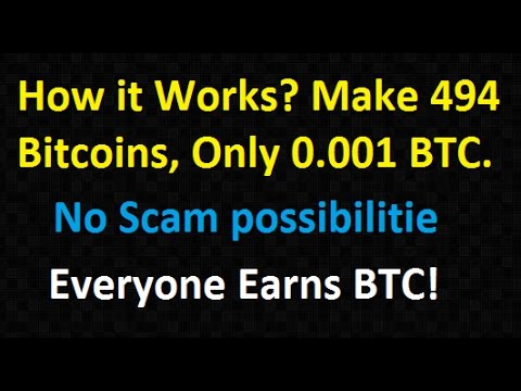 How it Works make 494 Bitcoins, Only 0.001 BTC | No Scam possibilitie, Everyone Earns BTC!