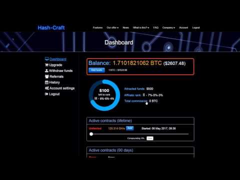 Bitcoin cloudmining with Hash-Craft