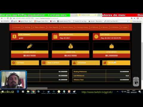 Como investir em poupança bitcoin com lucro de 100% em 24 horas na hashermine | Vlog