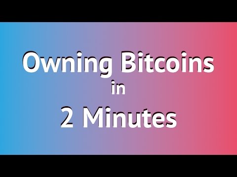 Owning Bitcoins In 2 Minutes