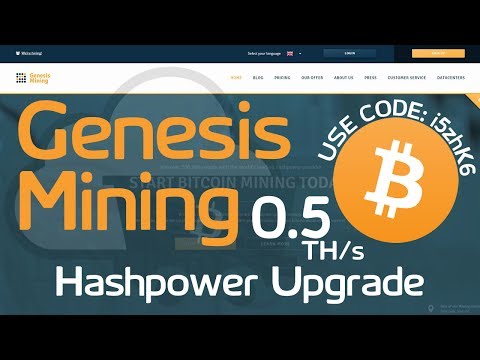 Genesis Mining | 0.5 THs Bitcoin Hashpower Upgrade