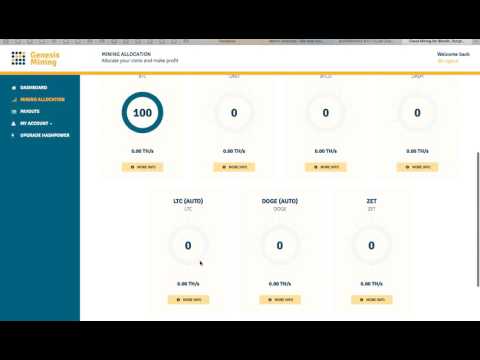 Part3: Genesis Mining - Podłączanie mocy wydobywczej 2017