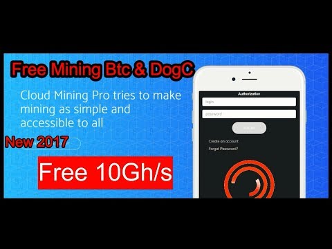 New Cloud Mining Pro 2017/Earn Bitcoin Mining Simple & Easy Way 2017/free 10Gh/s